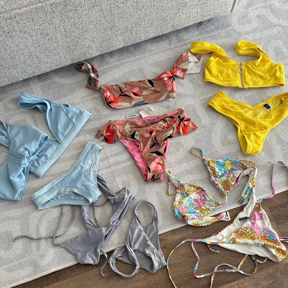 Colorful Bikini 5 Set Bundle - Picture 1 of 4